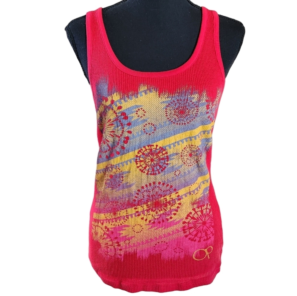 2010s Ocean Pacific Graphic Tank Top Sz L
